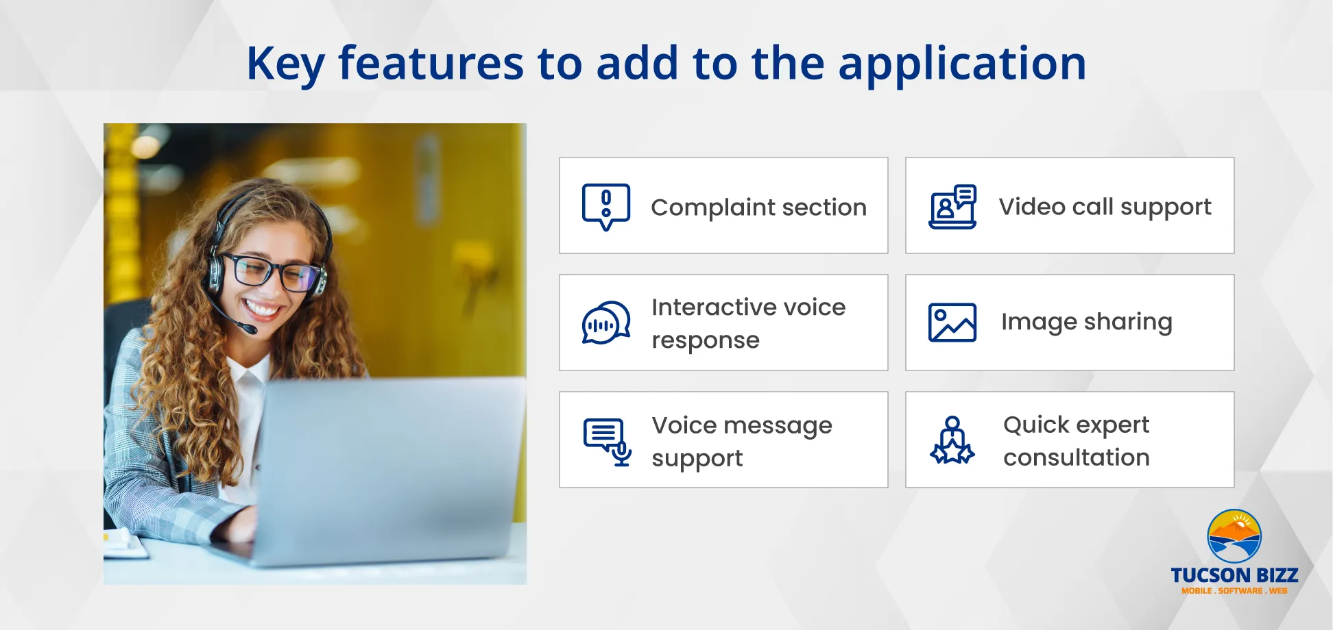 Key features to add to the application